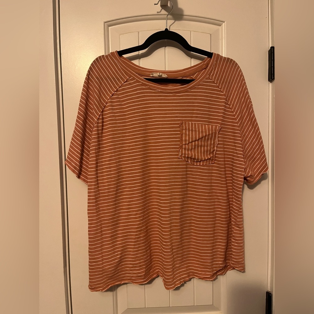 Mauve Striped Shirt